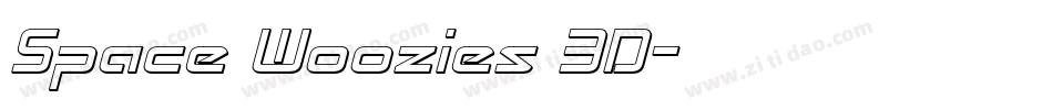 Space Woozies 3D字体转换